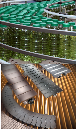 Table Top Conveyor Chain - Straight and Side Flexing