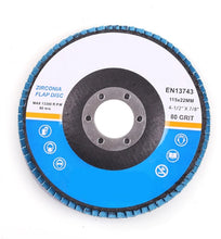 Load image into Gallery viewer, Sanding Flap Discs  80 Grit  (Zirconia)